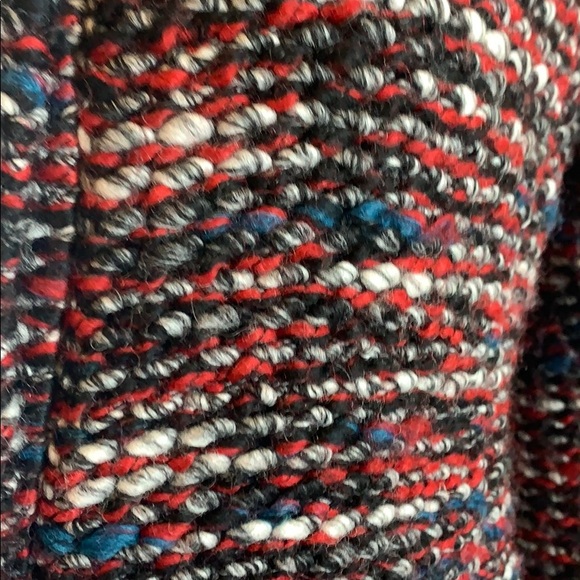 IRO Carene Red Tweed Boucle Jacket - Picture 6 of 8